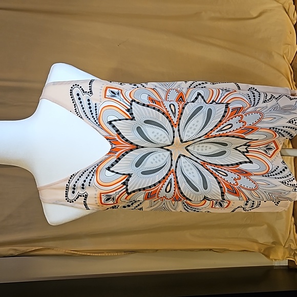 Elle Summer Chiffon Sleeveless Tunic Muted Pink - Picture 2 of 14